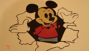 Evopiso Revestimento Colorido Mickey Mouse