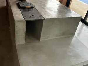Versatilidade Cimento Balcão Queimado
