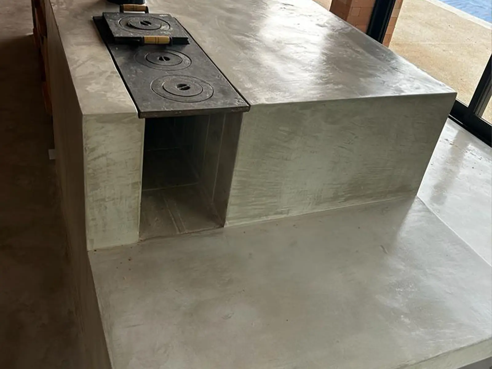 Versatilidade Cimento Balcão Queimado