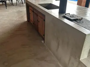 Versatilidade Cimento Queimado Balcão