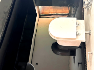 Piso de Epóxi em Banheiro Obra Projedu.au