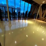 Piso Poliuretano Evopiso Obra em Academia BodyTech Shopping Iguatemi