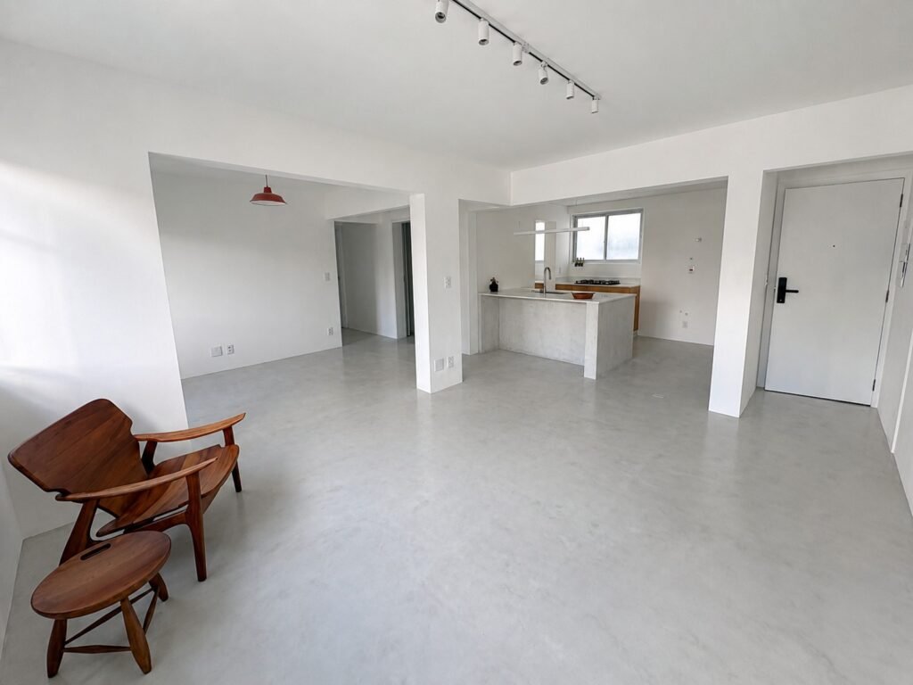 Microcimento em Apartamento em Av Rebouças