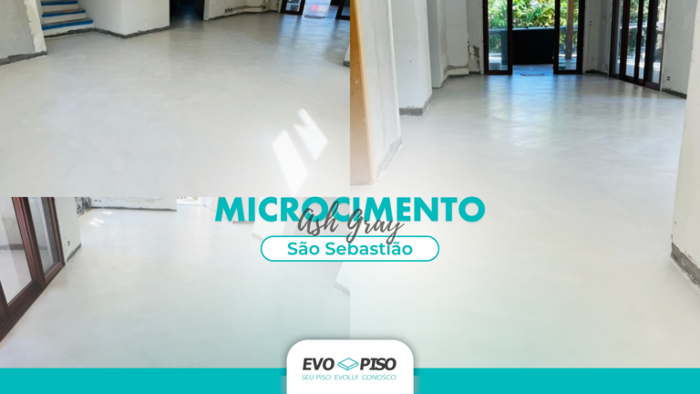 Capa Blog Evopiso Microcimento em São Sebastião na cor Ash Gray