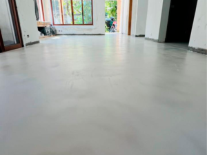 Piso de Microcimento em São Sebastião cor Ash Gray